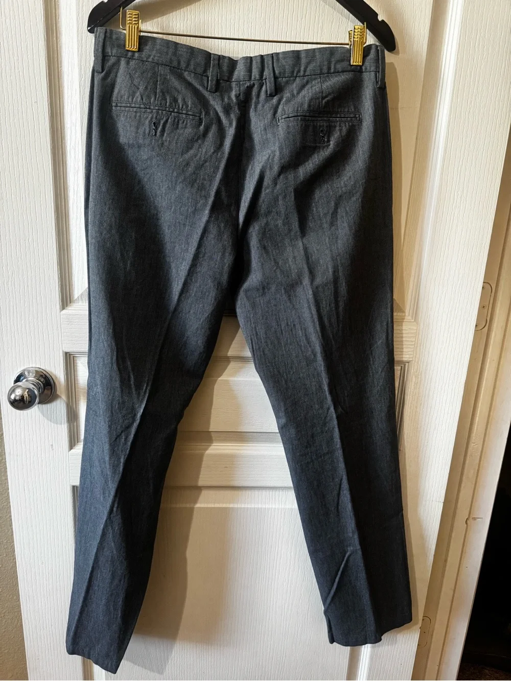 Men's Blue 32x32 Pants - Classic Straight Fit